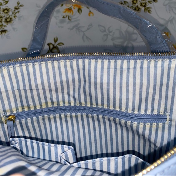 Joy Mangano Double Decker Leather Tote & Wristlet - Picture 7 of 16